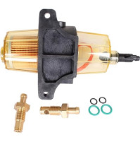 Fuel Filter Water Separator for Yacht Gasoline and Diesel Marine Engine, for Yum for Yamaha for Mercury for Suzuki for Tohatsu Outboard, 10 Micron - WF-F4014 - RCMA